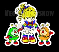 Rainbow Brite 3.5 inch Vinyl Sticker indoor/outdoor UV  Waterproof 80s Lucky OJ