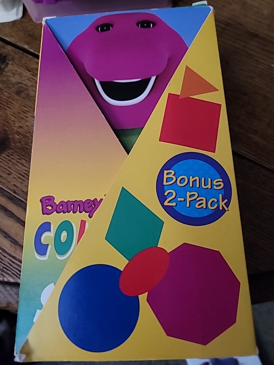Barney Barneys Colors Shapes (VHS, 1997, Grelly USA