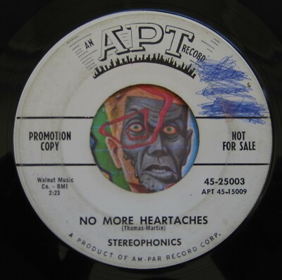HEAR Stereophonics 45 No More Heartaches&frasl;Love Is So Wonderful APT