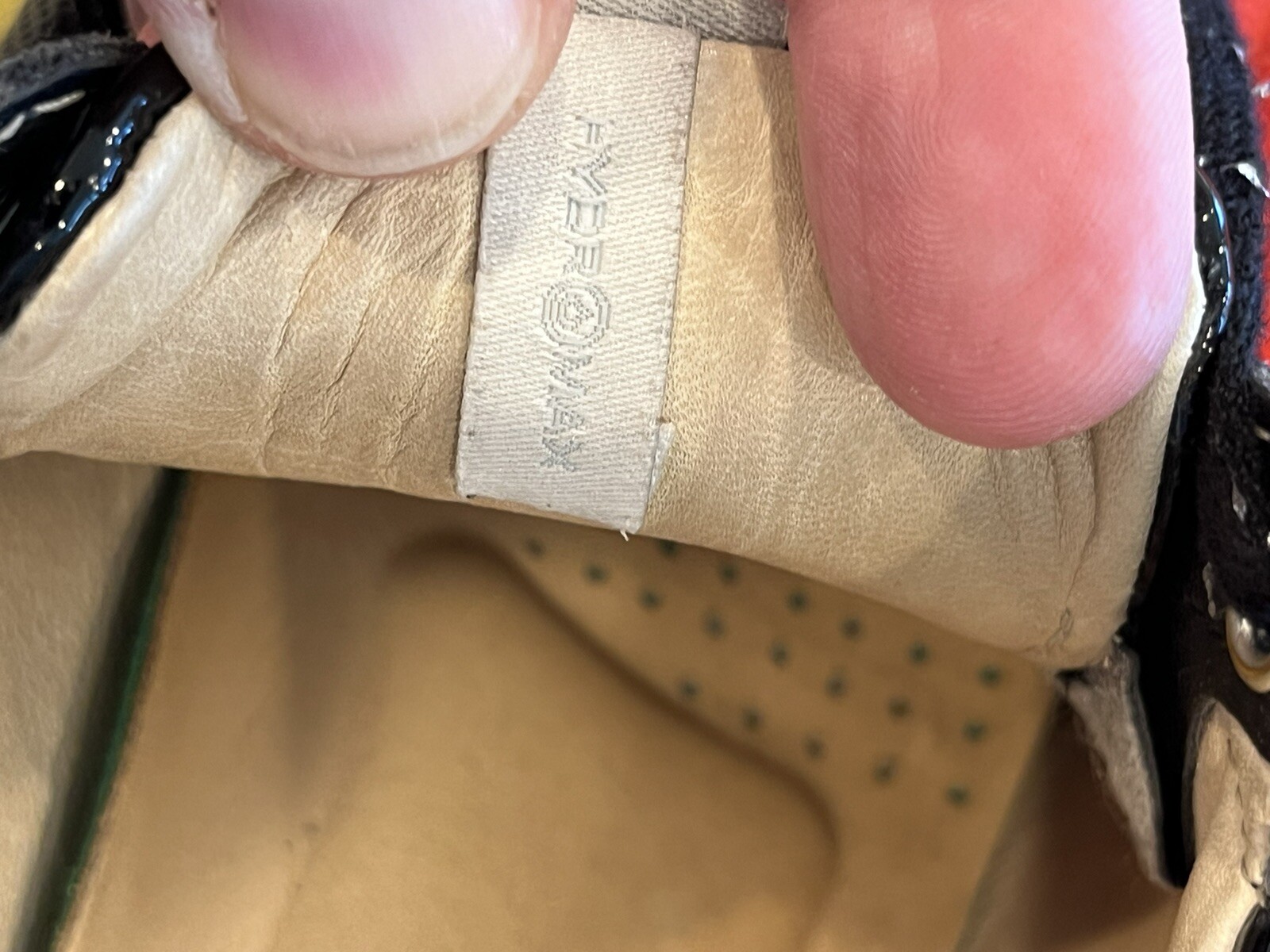 Ecco HydraMax Patent Golf Shoes Women Size 37 Black Lace Up Spikeless