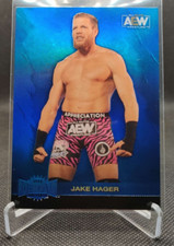 2022 SkyBox Metal Universe AEW #41 JAKE HAGER BLUE SP wrestling card