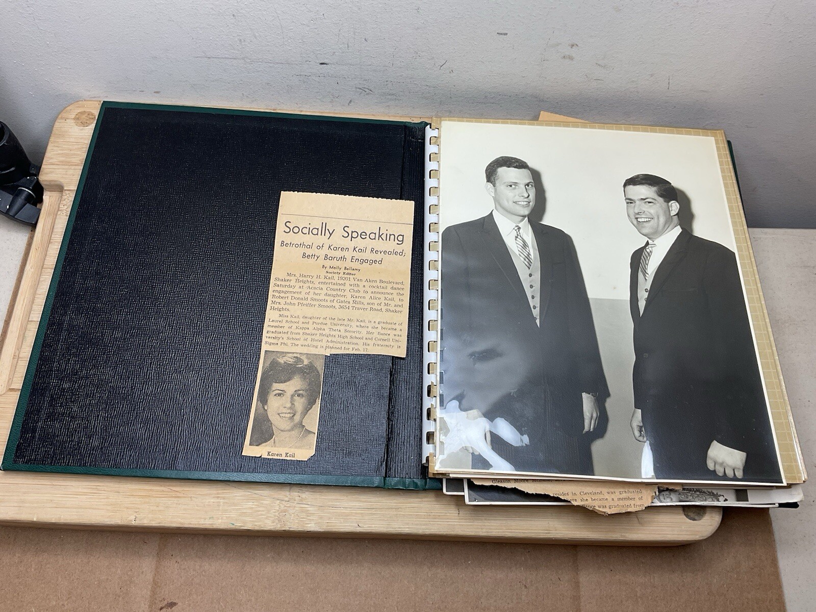 1960s Feb 18th Wedding Photo Album Karen Kail Donald Smoots Married B3