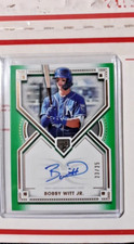 Bobby Witt JR 2022 Topps Definitive Green RC Auto Rookie Autograph 23/25 RAW HiT