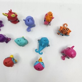 Lot of 12 Common Hatchimals Colleggtibles Foxfin Girreo Toucoo Dolfinch