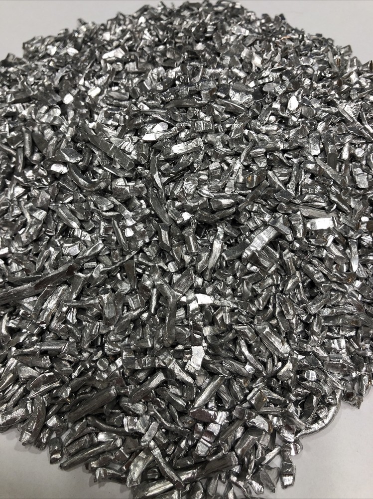 10 Lb. of Pure Aluminum Metal Chop Shavings Shreds