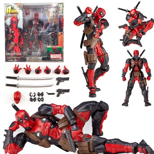 Amazing Yamaguchi Katsuhisa No.001 DEADPOOL Marvel Revoltech Kaiyodo KO Figures