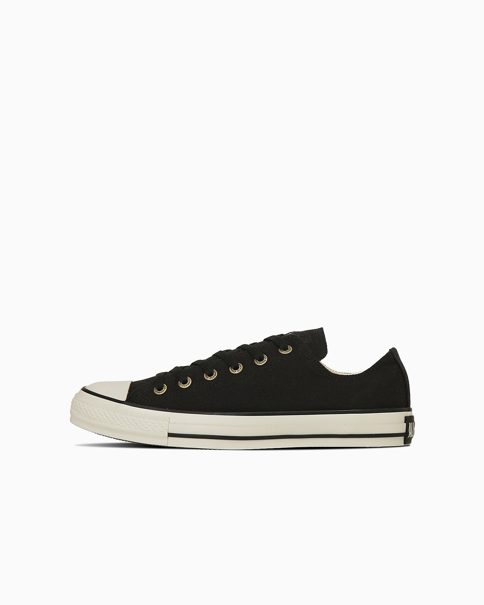 国内配送 CONVERSE ALL STAR FLATEYELETS AG OX BLACK 31314372 Converse All Star Flateyelets AG OX Black (Men's