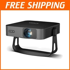 All-in-One Portable Projector with 1080P Resolution, Perfect for Movies & Gaming