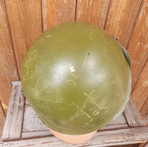Elmetto militare originale SSH 40 acciaio WW2 esercito sovietico RKKA WWII USSR numero 1-Н6 - Foto 10 di 19