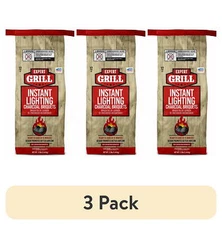 (6 pack) Expert Grill Instant Charcoal Briquets, 12 Lb