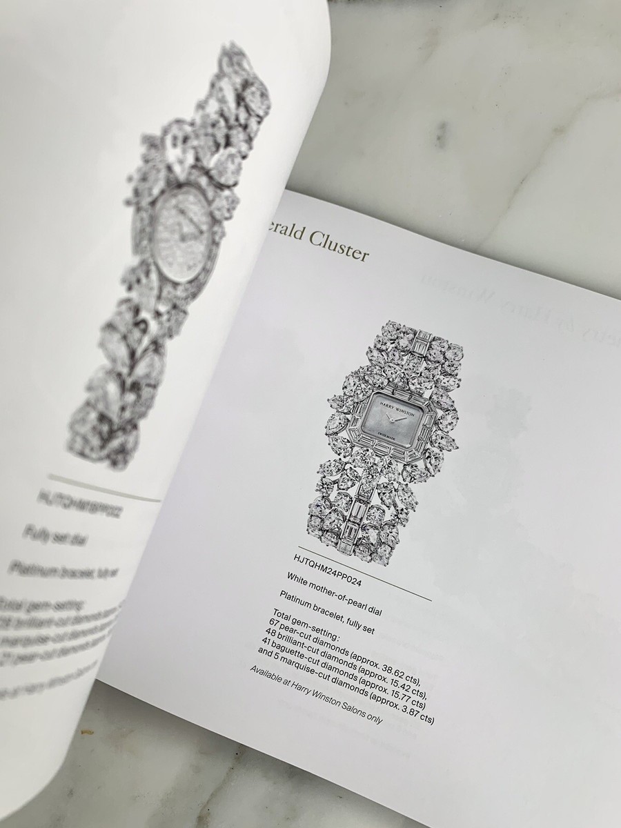 HARRY WINSTON TIMEPIECES BOOK FULL COMPLETE CATALOGUE THICK