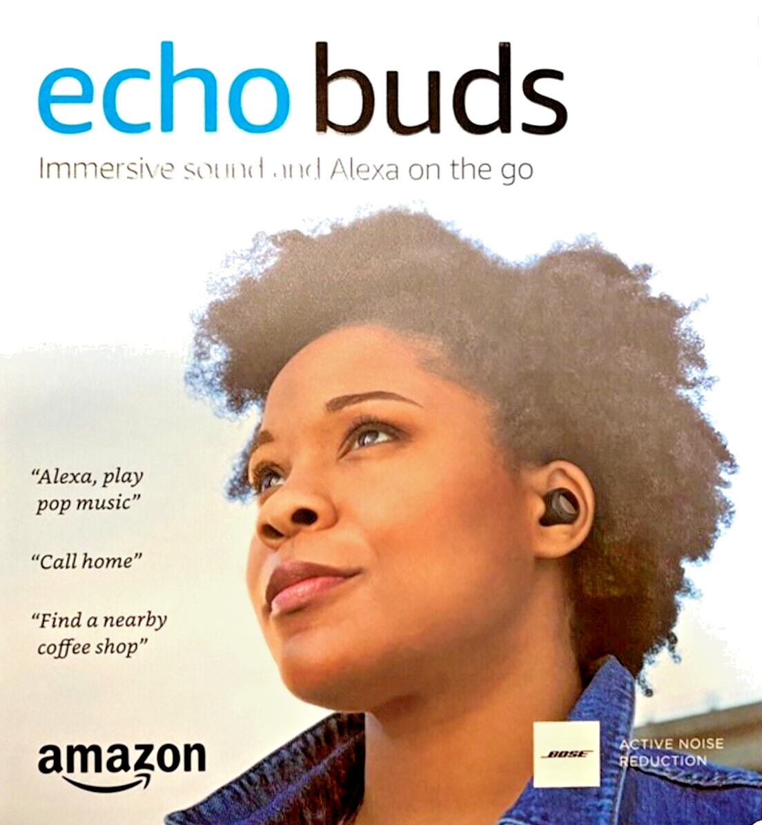 AMAZON ECHO BUDS In-Ear earphones BOSE EARBUDS EAR Active Noise