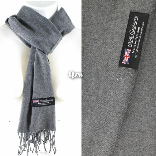 Mens Womens Winter Warm SCOTLAND Made 100% CASHMERE Scarf Scarves Plaid Wool - Picture 56 of 67