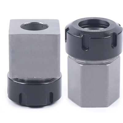 Hex & Square ER-32 Collet Block Spring Chuck Holder Set For CNC Milling Machine
