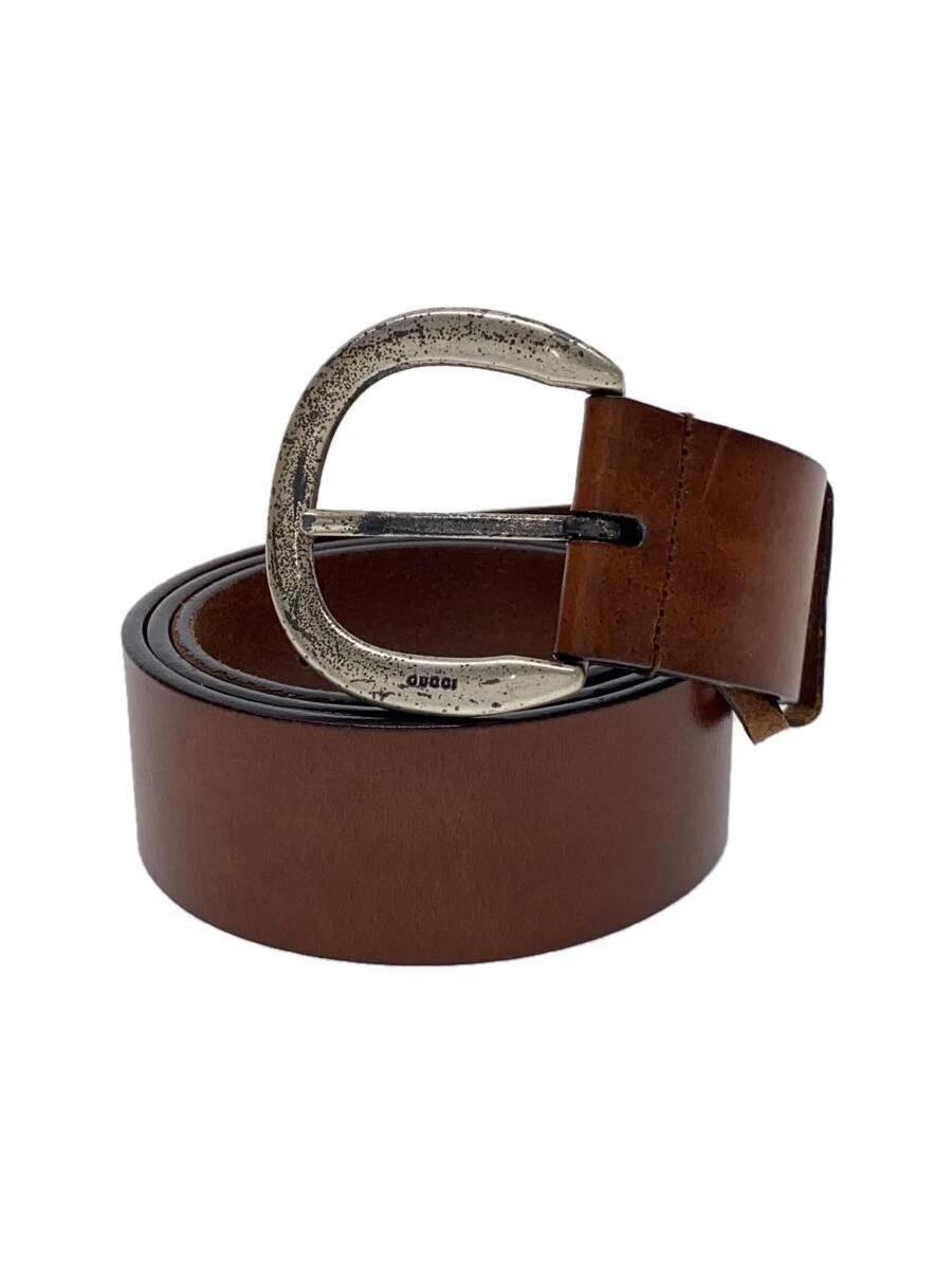 Ceinture GUCCI cuir marron homme 124217 occasion