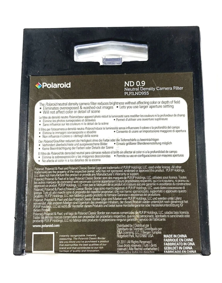 Polaroid 55mm ND 0.9 Neutral Density Camera Filter - Image 3 of 4