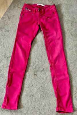 FREEMAN T. PORTER  Jeans  ALEXA Slim Cropped  Beere  Hose  Gr. XS  NEUwertig