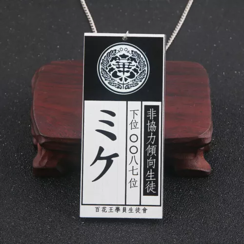 Anime Kakegurui Necklace Jabami Yumeko Name Tag Cosplay Prop Gift New - Picture 11 of 17