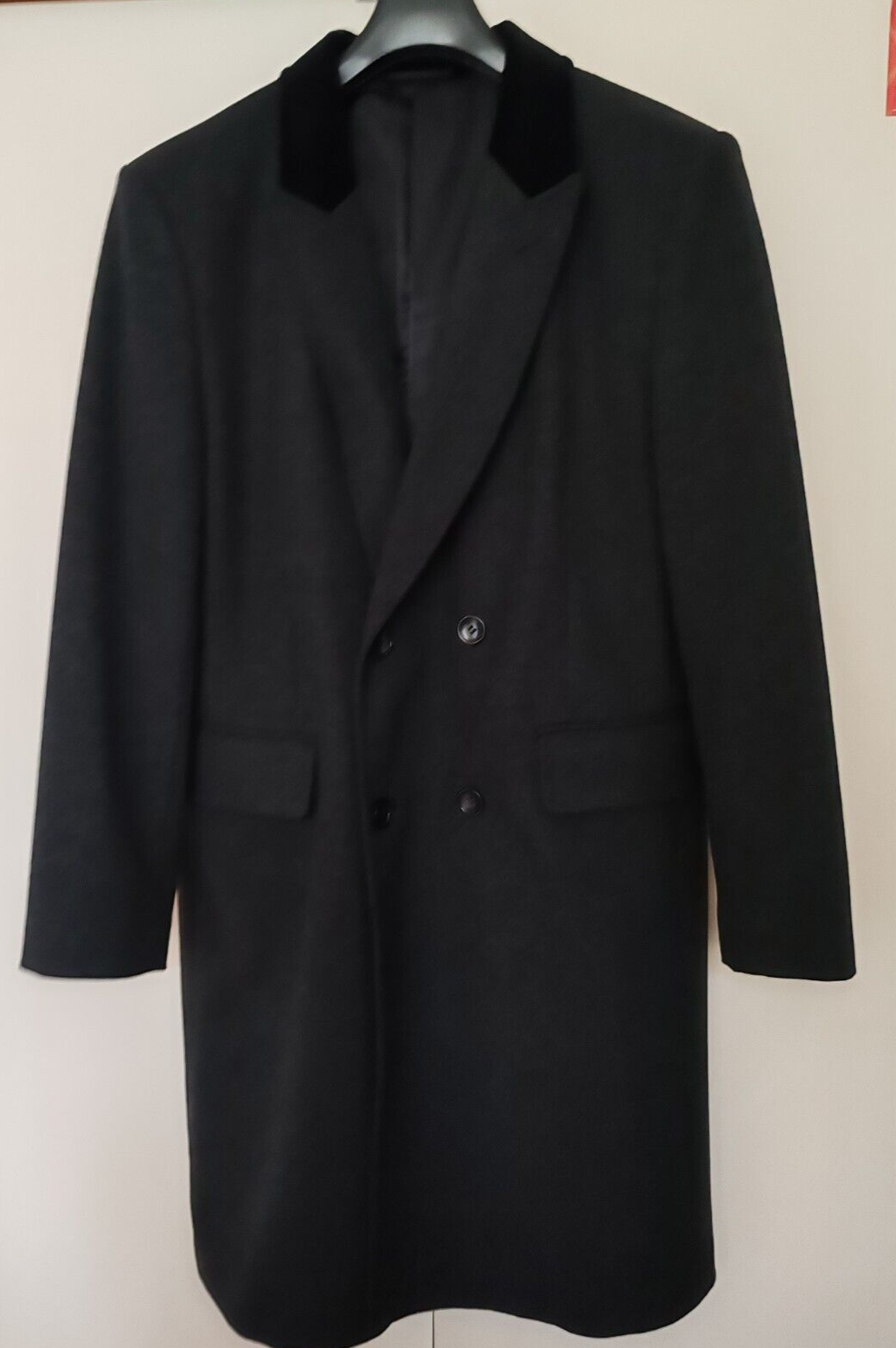 FILA Cappotto Savile Row taglia 40 grigio scuro 80% lana + 3% cashmere + 17% poliestere uomo