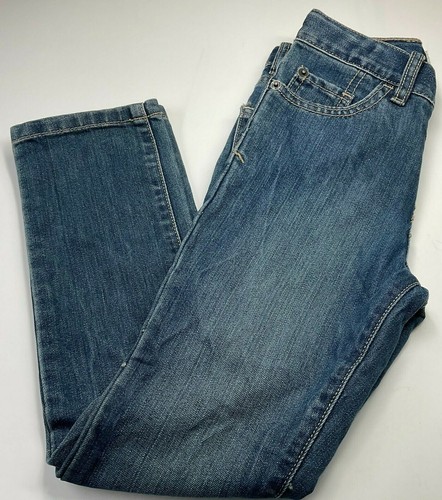 Girls Original Brand Est. 89 Place Skinny Fade Stressed Jeans Size 7 - Picture 3 of 7
