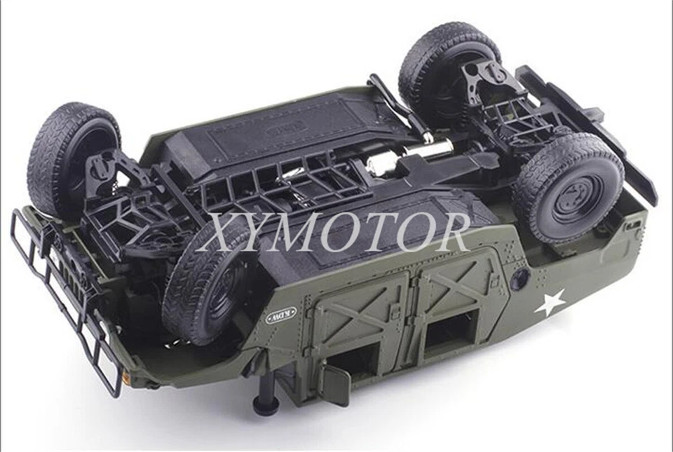 KDW 1:18 Hummer Field Vehicle Alloy Diecast Model Car Vehicles Toys Gifts Green - Image 4 of 4