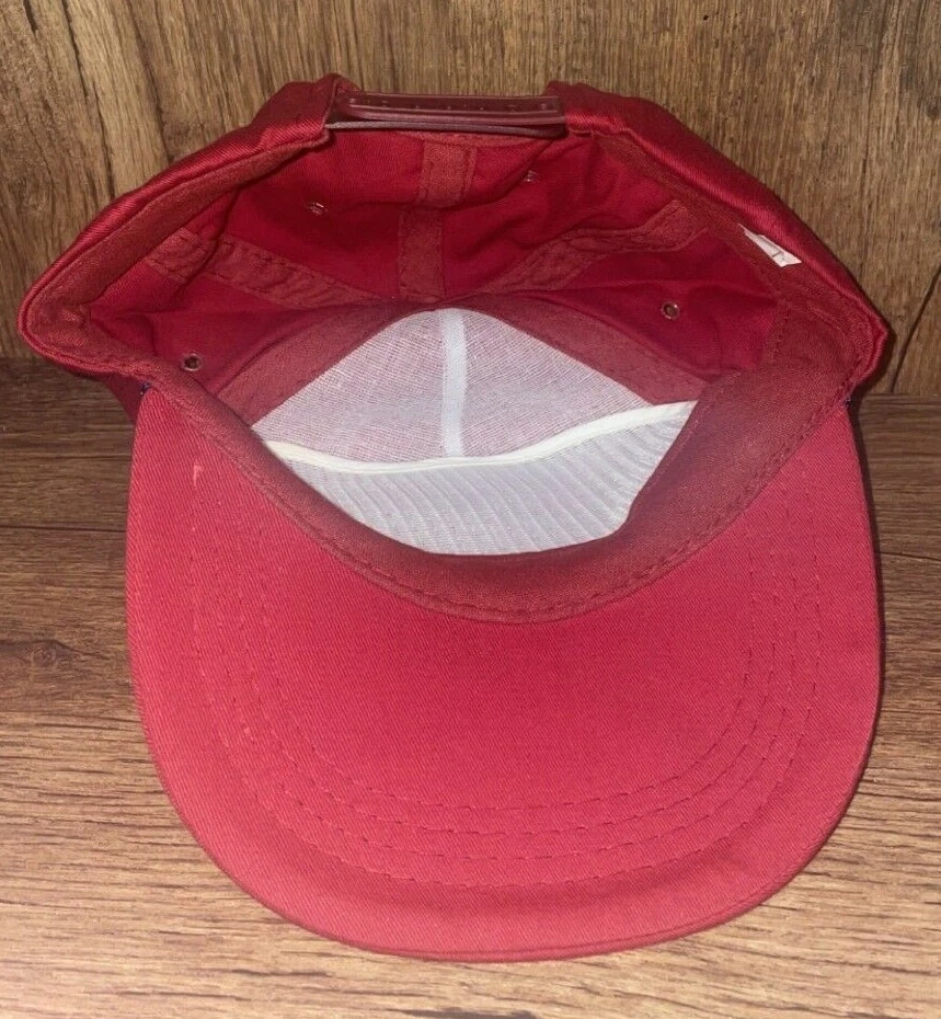 铁路纪念博物馆 Altoona PA 可调平沿帽(红色) — 第 3/3 张图片