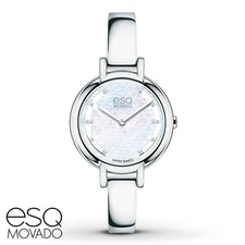 ESQ Movado 07101405 Diamond White Mother-of-Pearl Dial Women's Watch $395
