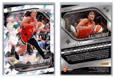 Aaliyah Nye RC Cracked Ice Prizm 2025 Panini Prizm WNBA #15 Las Vegas Aces