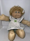 Vintage Cabbage Patch Kid Girl Jesmar Spain Wheat Hair Green Eyes Freckles 1984