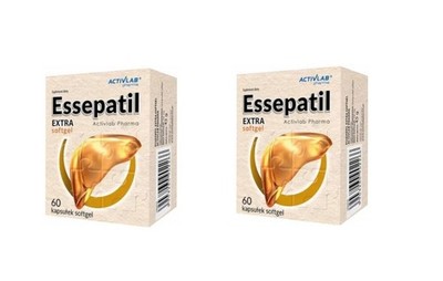 2x Activlab Pharma Essepatil Extra, 60 Kapseln Leberverdauung 2 Monate Behandlun
