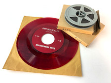Vintage 1950s Glamour 8mm Film Set Ants in Her Plants  Goldilocks Red Vinyl 45