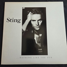 STING - NOTHING LIKE THE SUN / A M RECORDS SP-6402 DOUBLE LP 1987 w/ INSERT EX