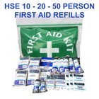 HSE First Aid Kit REFILL Packs - 10 20 & 50 Person