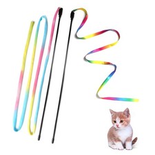 M JJYPET Cat Wand Toys Interactive Kitten Toys for Indoor Cats Colorful Tease...