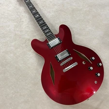 Custom DG-335 semi hollow electric guitar, maple body, fast shipping from the US