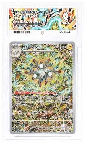 Pokémon TCG Magneton SV 159 Surging Sparks Pokémon Centre Stamped Promo Ace 9