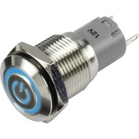 Tru Components 1303026 LAS2GQF-11ZET/B/12V/S/P Druckschalter 48 V/Dc 2 A 1 X