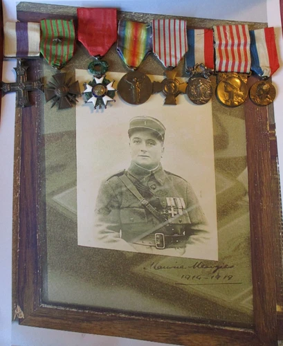 WW1 British Military Cross/French Croix De Guerre medal group. Lt. JLM. Menzies