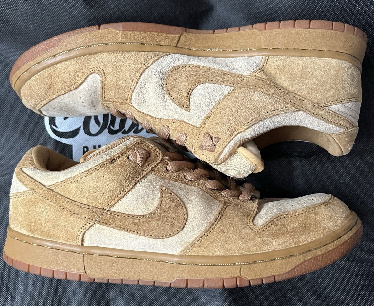 Nike Dunk Low Pro SB Wheat 2002 Reese Forbes Brown Suede 304292 