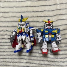 SD Gundam Force 01 Captain Gundam 4" Action Figure 2004 Bandai Robot Toy 