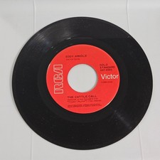 Eddy Arnold The Cattle Call / What Is Life 7" Record 1957 RCA Gold Standard