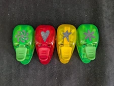 EK Success Paper Shapers Paper Punches 4 Pieces 1.5" Scrapbooking Crafting Cards