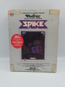 Spike - GCE Vectrex Video Game - Tested  W Box & Overlay - See Description