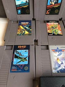 Lotto 10 giochi Super Mario Bros. 3 TMNT Bionic Commando Nintendo NES testati