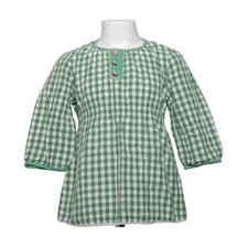 Aya Naya, Tunika, Größe: 128, AU0409-12-08, Grün/Weiß, Baumwolle, Karo #ONW