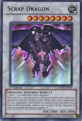 Scrap Dragon - DREV-EN043 - Ultra Rare - 1st Edition x1 Heavily Played
