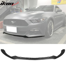 Fits 15-17 Ford Mustang Oe Style Front Bumper Lip Carbon Fiber