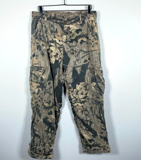 90s ScentBlock Camo Cargo Pants Men's 36 x 30 Camouflage USA Made Adjustable