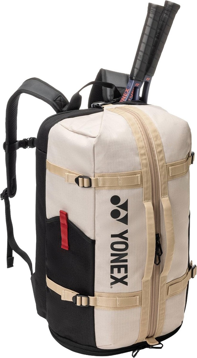 YONEX BAG2628 Beige Backpack 40L Large Capacity Tennis Badminton