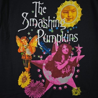 Smashing Pumpkins SHIRT Mens Large L Black Rock Music Grunge Tour 90s Retro NWT